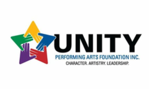 UNITY PERFORMING ARTS FOUNDATION INC. CHARACTER. ARTISTRY. LEADERSHIP. Logo (USPTO, 21.01.2018)