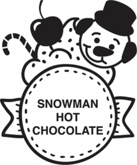 SNOWMAN HOT CHOCOLATE Logo (USPTO, 26.05.2018)