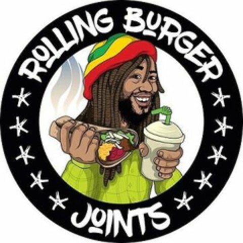 ROLLING BURGER JOINTS Logo (USPTO, 13.07.2018)