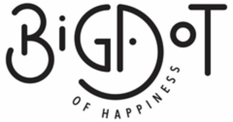 BIGDOT OF HAPPINESS Logo (USPTO, 05.10.2018)