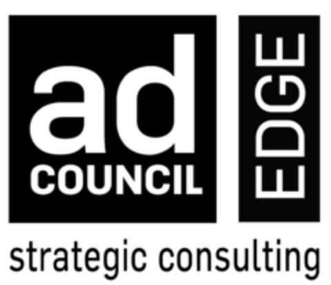 AD COUNCIL EDGE STRATEGIC CONSULTING Logo (USPTO, 01.11.2018)