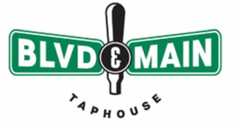 BLVD & MAIN TAPHOUSE Logo (USPTO, 03/12/2019)