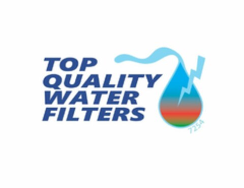 TOP QUALITY WATER FILTERS 7254 Logo (USPTO, 03/21/2019)