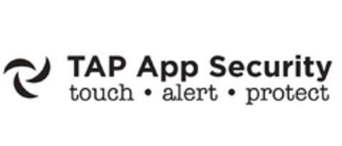 TAP APP SECURITY TOUCH · ALERT · PROTECT Logo (USPTO, 06/26/2019)