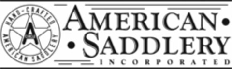 AMERICAN SADDLERY INCORPORATED HAND-CRAFTED AMERICAN SADDLERY A CIRCLE Logo (USPTO, 12.07.2019)