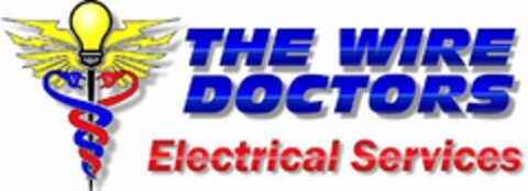 VS THE WIRE DOCTORS ELECTRICAL SERVICES Logo (USPTO, 08/23/2019)