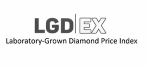 LGD EX LABORATORY-GROWN DIAMOND PRICE INDEX Logo (USPTO, 04.11.2019)