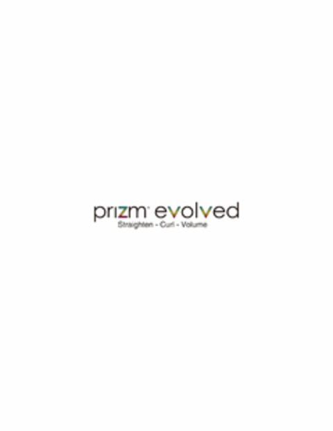 PRIZM EVOLVED STRAIGHTEN - CURL - VOLUME Logo (USPTO, 11/07/2019)