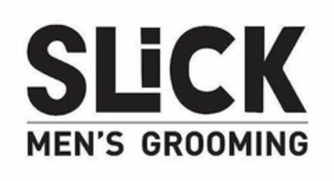 SLICK MEN'S GROOMING Logo (USPTO, 01/16/2020)