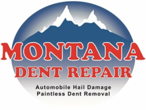 MONTANA DENT REPAIR AUTOMOBILE HAIL DAMAGE PAINTLESS DENT REMOVAL Logo (USPTO, 30.01.2020)