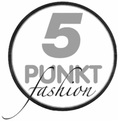 5 PUNKT FASHION Logo (USPTO, 12/11/2009)