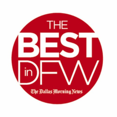 THE BEST IN DFW THE DALLAS MORNING NEWS Logo (USPTO, 18.12.2009)