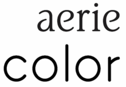 AERIE COLOR Logo (USPTO, 28.04.2010)