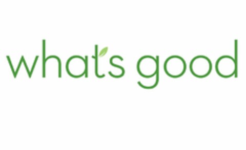 WHAT'S GOOD Logo (USPTO, 27.05.2010)