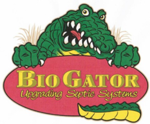 BIO GATOR UPGRADING SEPTIC SYSTEMS Logo (USPTO, 10/06/2010)