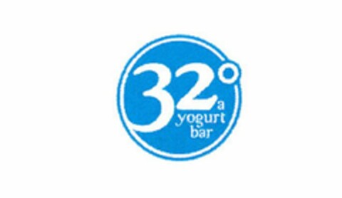32° A YOGURT BAR Logo (USPTO, 02/22/2011)