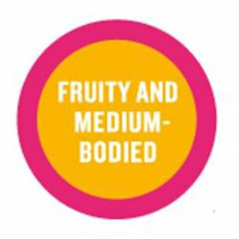 FRUITY AND MEDIUM-BODIED Logo (USPTO, 03.03.2011)