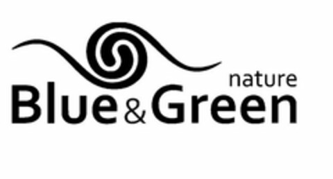 BLUE & GREEN NATURE Logo (USPTO, 07.06.2011)