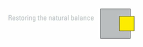 RESTORING THE NATURAL BALANCE Logo (USPTO, 26.09.2011)