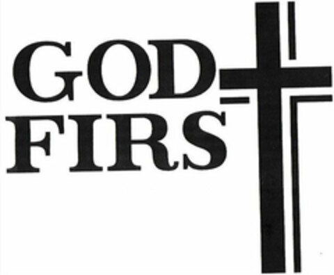 GOD FIRST Logo (USPTO, 18.04.2012)