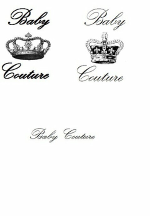 BABY COUTURE Logo (USPTO, 07.02.2013)