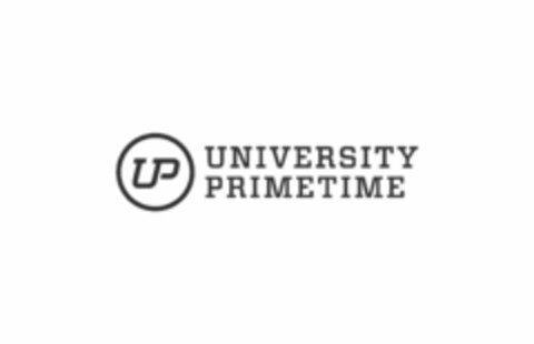 UP UNIVERSITY PRIMETIME Logo (USPTO, 07/29/2013)