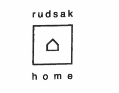 RUDSAK HOME Logo (USPTO, 10.09.2013)