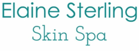 ELAINE STERLING SKIN SPA Logo (USPTO, 04.01.2014)