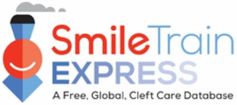 SMILETRAIN EXPRESS A FREE GLOBAL CLEFT CARE DATABASE Logo (USPTO, 12.07.2014)