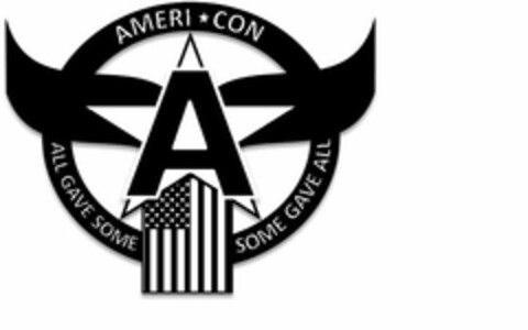 AMERICON ALL GAVE SOME SOME GAVE ALL Logo (USPTO, 10/06/2015)