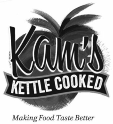 KAM'S KETTLE COOKED MAKING FOOD TASTE BETTER Logo (USPTO, 06.10.2015)