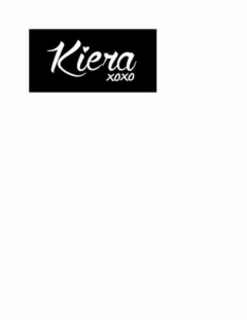 KIERA XOXO Logo (USPTO, 10/21/2015)