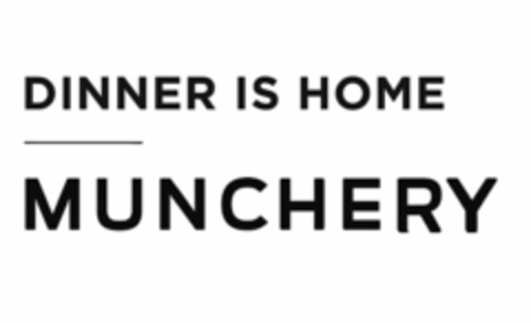 DINNER IS HOME MUNCHERY Logo (USPTO, 20.11.2015)