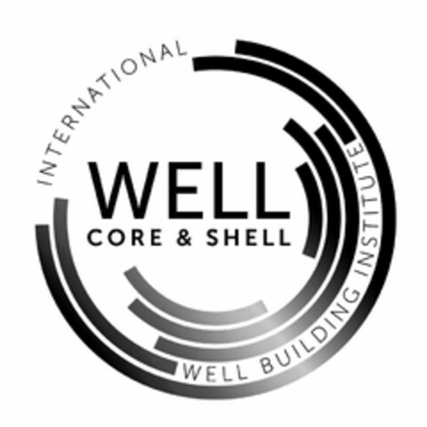 INTERNATIONAL WELL BUILDING INSTITUTE WELL CORE & SHELL Logo (USPTO, 07.12.2015)