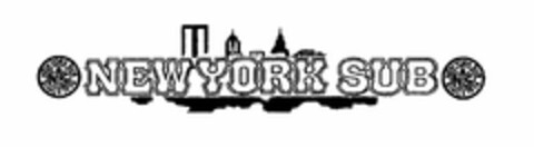 NYS NEW YORK SUB NEW YORK SUB SINCE 1974 Logo (USPTO, 03/07/2016)