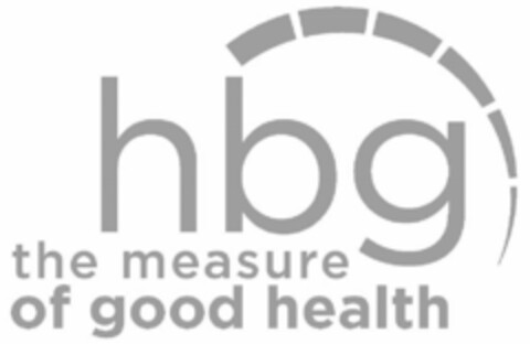 HBG THE MEASURE OF GOOD HEALTH Logo (USPTO, 19.08.2016)