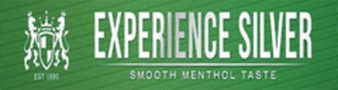 EXPERIENCE SILVER SMOOTH MENTHOL TASTE EST 1899 Logo (USPTO, 28.09.2016)