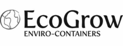 ECOGROW ENVIRO-CONTAINERS Logo (USPTO, 02.05.2017)