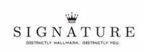 SIGNATURE DISTINCTLY HALLMARK. DISTINCTLY YOU. Logo (USPTO, 24.08.2017)