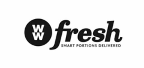 WW FRESH SMART PORTIONS DELIVERED Logo (USPTO, 15.09.2017)