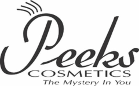 PEEKS COSMETICS THE MYSTERY IN YOU Logo (USPTO, 16.11.2017)