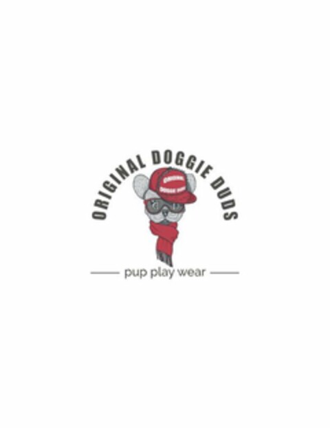 ORIGINAL DOGGIE DUDS ORIGINAL DOGGIE DUDS DD PUP PLAY WEAR Logo (USPTO, 20.08.2018)