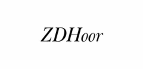 ZDHOOR Logo (USPTO, 09.04.2019)