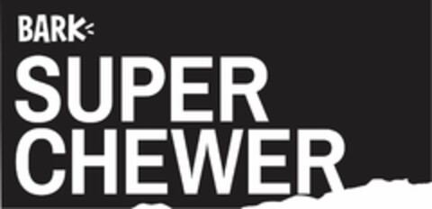 BARK SUPER CHEWER Logo (USPTO, 09/11/2019)