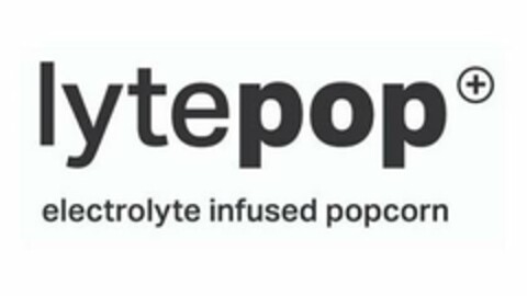 LYTEPOP + ELECTROLYTE INFUSED POPCORN Logo (USPTO, 10/10/2019)