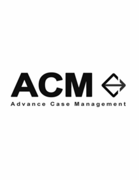 ACM ADVANCE CASE MANAGEMENT Logo (USPTO, 29.05.2020)