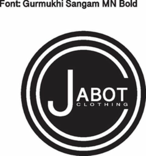 JABOT CLOTHING Logo (USPTO, 28.07.2020)