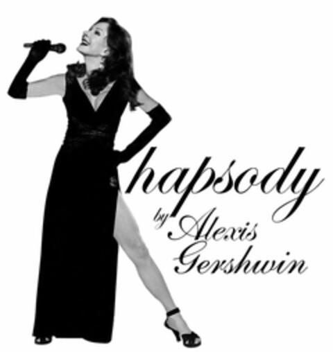 RHAPSODY BY ALEXIS GERSHWIN Logo (USPTO, 06/19/2009)