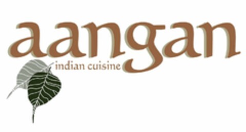 AANGAN INDIAN CUISINE Logo (USPTO, 23.07.2009)