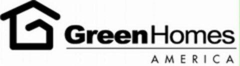 GREENHOMES AMERICA Logo (USPTO, 08/10/2009)